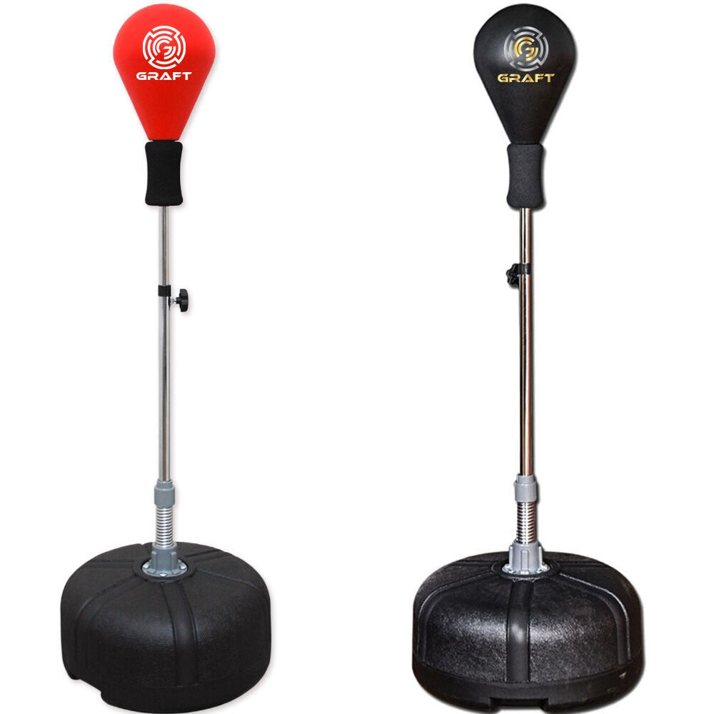 Speedball Box Speed Bag Train Like A Pro: Red/Black Free Standing