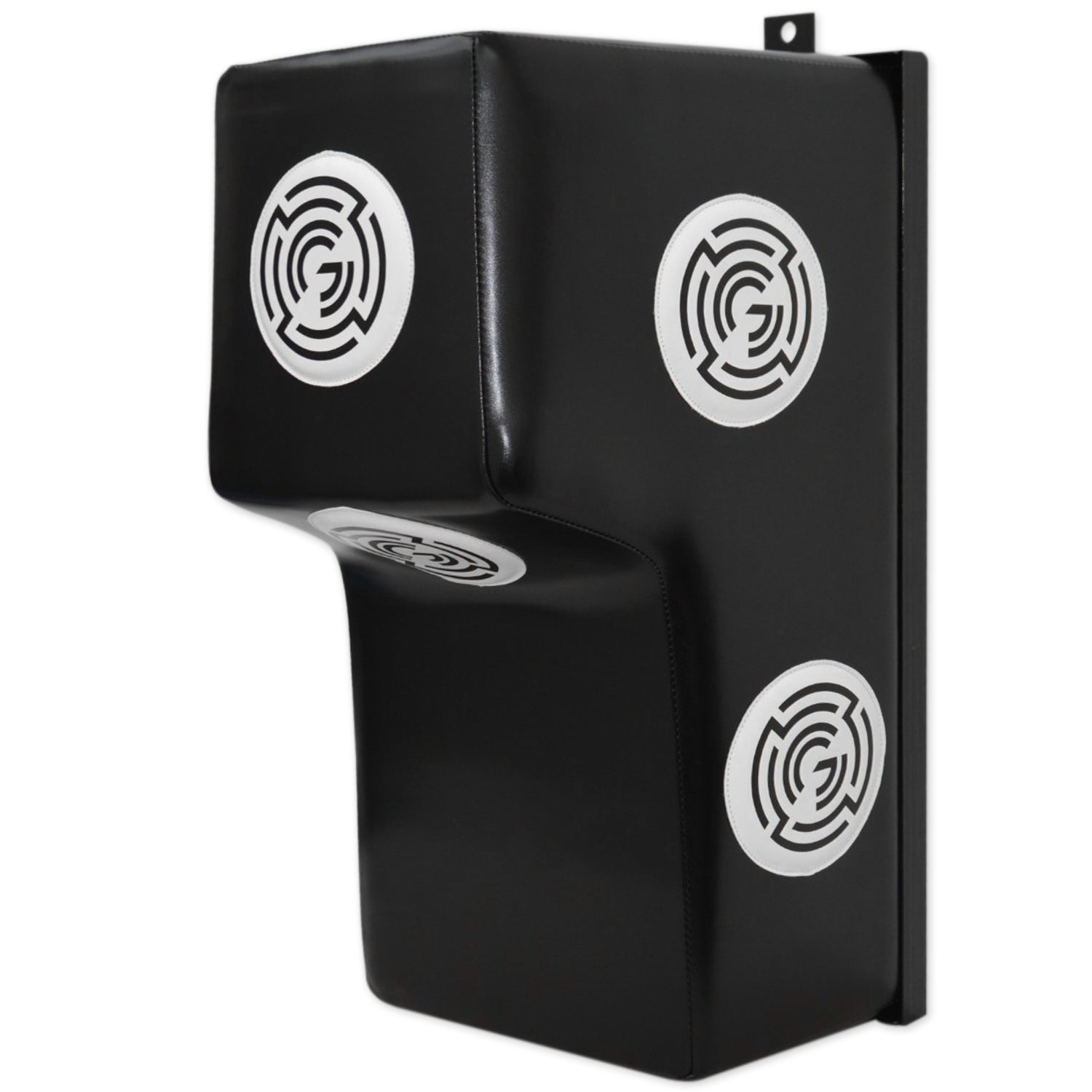 Angled boxing bag