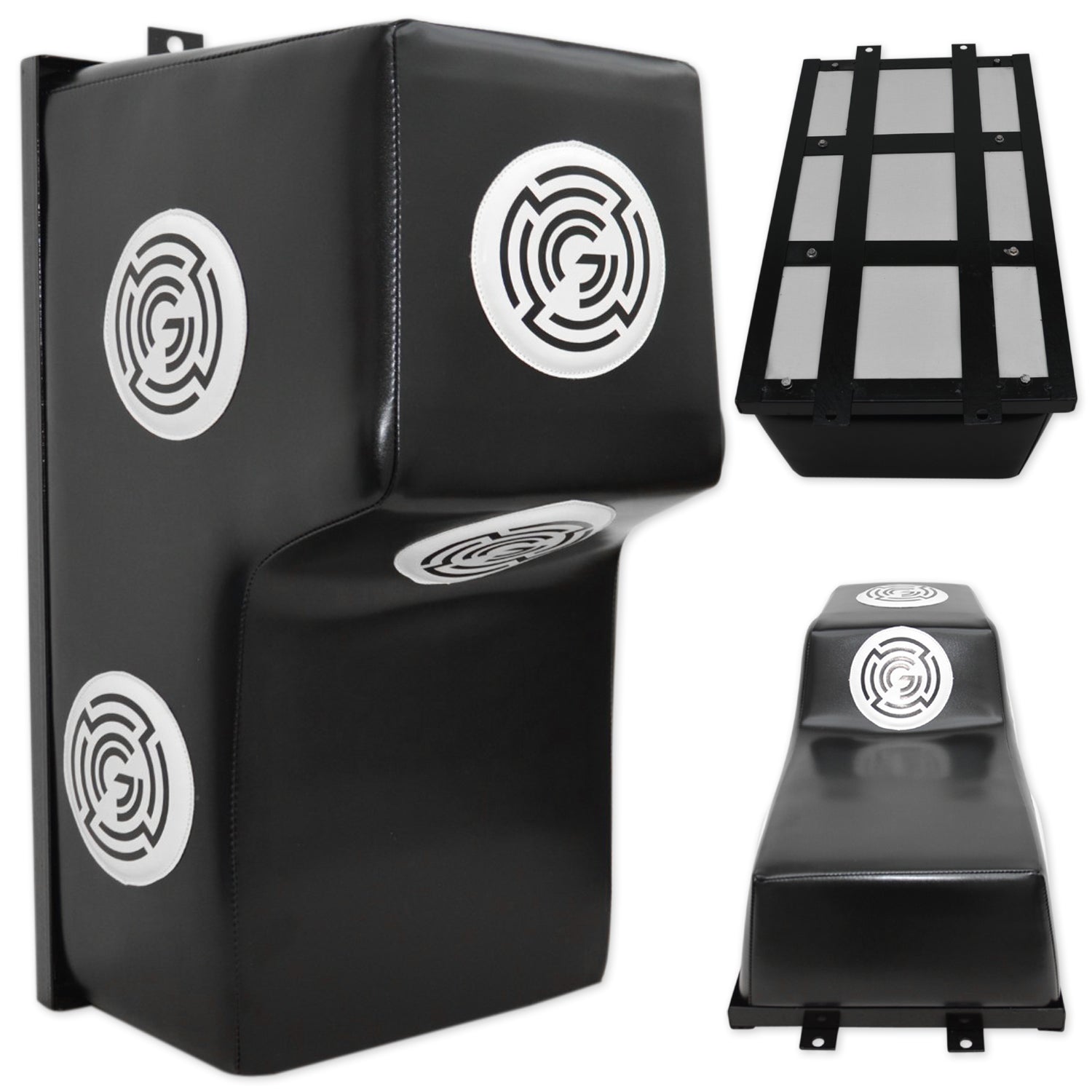 Angled boxing bag