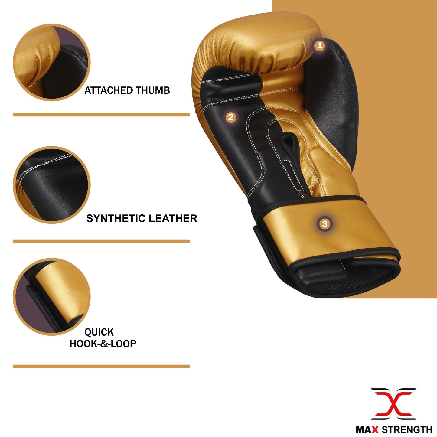 Leather Gloves for Boxing