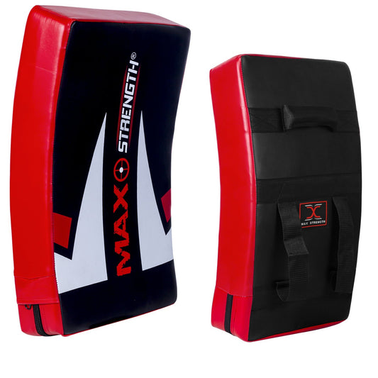 Curved strike shield