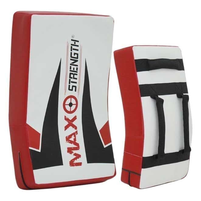 Curved strike shield