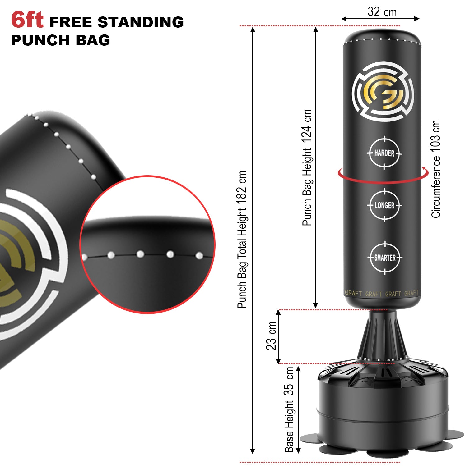 Free standing punching bag